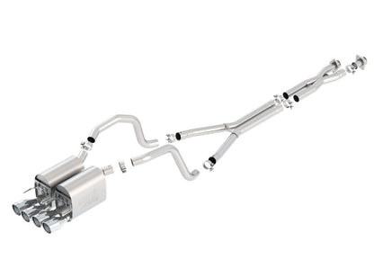 Borla 05-08 Chevrolet Corvette Coupe/Convertible 2dr 6.2L 8cyl AT/MT 6spd ATAK SS Catback Exhaust 140453