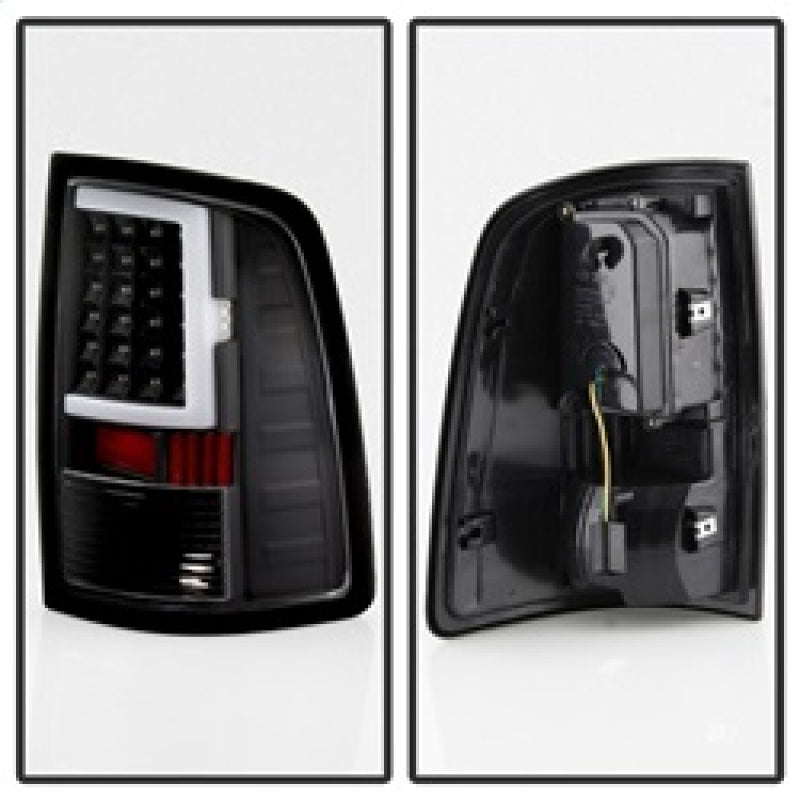 Spyder xTune 13-18 Dodge Ram 1500 LED Tail Lights - Black (Alt-On-DRAM13V2-Lbled-Bk)