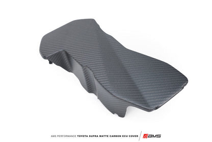 AMS Performance 2020+ Toyota GR Supra Carbon Fiber ECU Cover - Matte Carbon AMS.38.06.0003-1