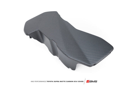 AMS Performance 2020+ Toyota GR Supra Carbon Fiber ECU Cover - Matte Carbon AMS.38.06.0003-1