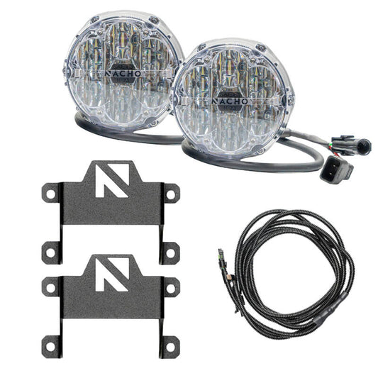 ARB Ford Bronco Nacho SAE Only Plug N Play Fog Light Kit - White V3BC1KWSO