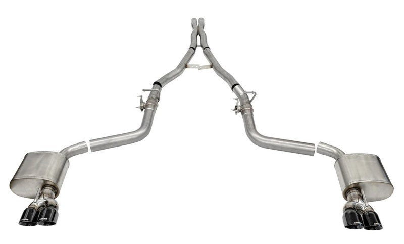 Corsa 19-21 Challenger SRT/Hellcat/Demon/Redeye 2.75in Valved CB DRE w/ Twin 3.5in Pol