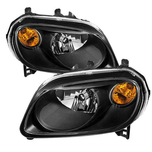 SPYDER Xtune Chevy Hhr 2006-2011 Crystal Headlights Black HD-JH-CHHR06-BK 9023828