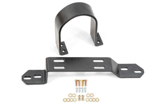 BMR Suspension BMR 83-87 GM G-Body Driveshaft Safety Loop Front - Black Hammertone DSL460H