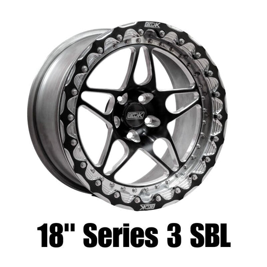 Belak Wheels Belak 18x6 / 2.75in BS / 5x4.75 BP / High Pad / Series 3 Wheel - Non-Beadlock 18065475S32BS-NBL
