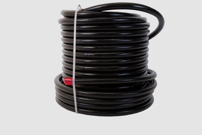 Aeromotive 10an PTFE S/S Braided Hose 16ft Black Jacketed 15338