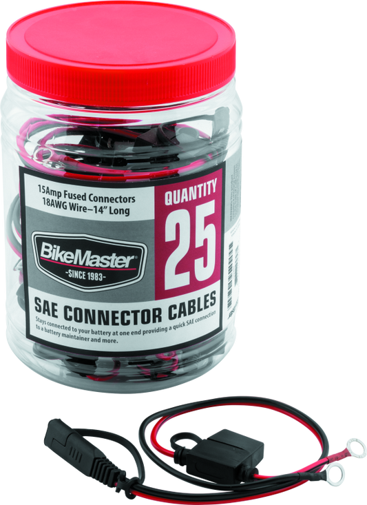 Bike Master BikeMaster Sae Wire w/Fuse - 25Piece Tub 152492