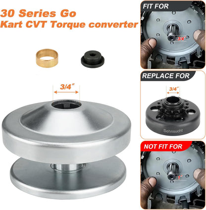 30 Series Torque Converter Kit for Predator 212cc Go Kart & Mini Bike Replaces Comet TAV2 219552A 218353A