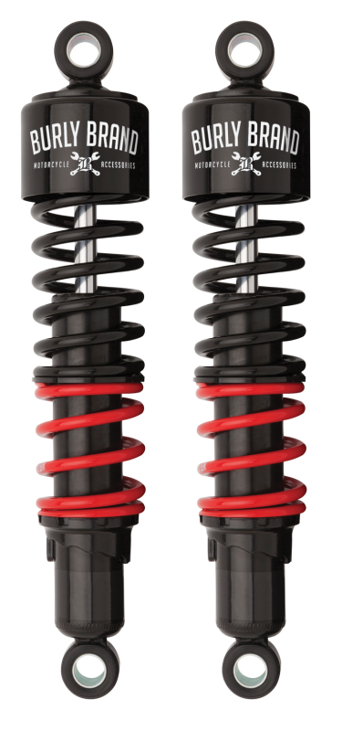 Burly Brand H-D Touring Stiletto Shocks 13in HD - Black B28-1257
