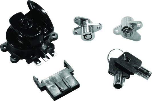 Bikers Choice Ign Switch Sddlbag Lock Kt Blk 483293