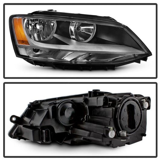 SPYDER xTune 11-18 Volkswagen Jetta Sedan OEM Style Halogen Headlights - Chrome (HD-JH-VJ11-AM-C) 9042348