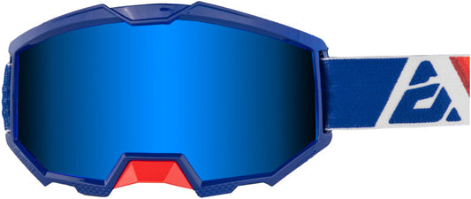 Answer Apex 3 Flo Goggles Red/White/Blue - Adult 442940