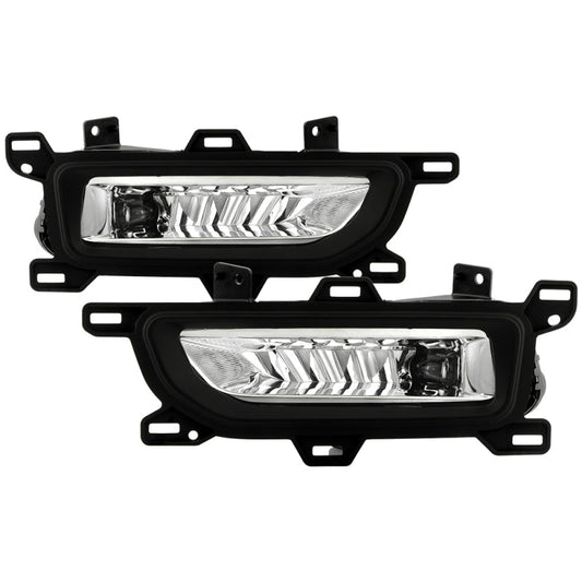 SPYDER 20-22 Nissan Titan OEM Style Fog Lights w/Switch (Bulbs Size - 5W) - Clear (FL-NT2020-LED-C) 9051333