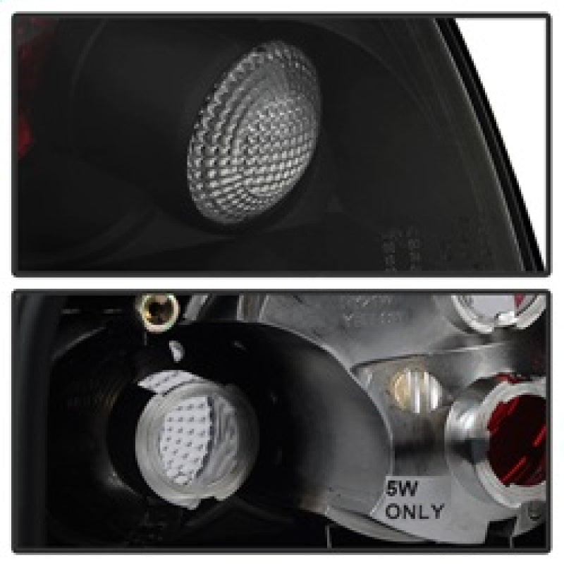 Spyder Audi TT 00-06 Euro Style Tail Lights Black Alt-Yd-ATT99-BK 5000408