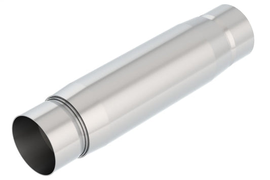 Borla CrateMuffler Resonator Option 3in Center/Center 3.5in Round x 10in - Null Sound Center/Center 400939