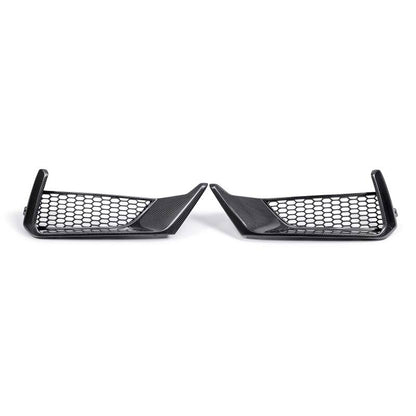 Anderson Composites 2024 Ford Mustang Dark Horse Carbon Fiber Front Bumper Inserts AC-FBI24FDMUDH