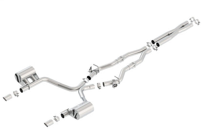Borla 2017 Dodge Charger R/T 5.7L ATAK Catback Exhaust w/o Tips (w/MDS Valves ONLY) 140723