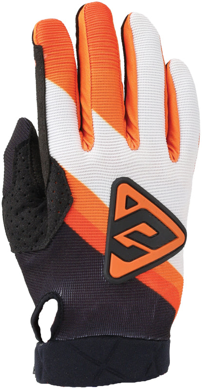 Answer 24 Peak Flo Gloves Black/Hyper Orange/White Youth - XS 442891