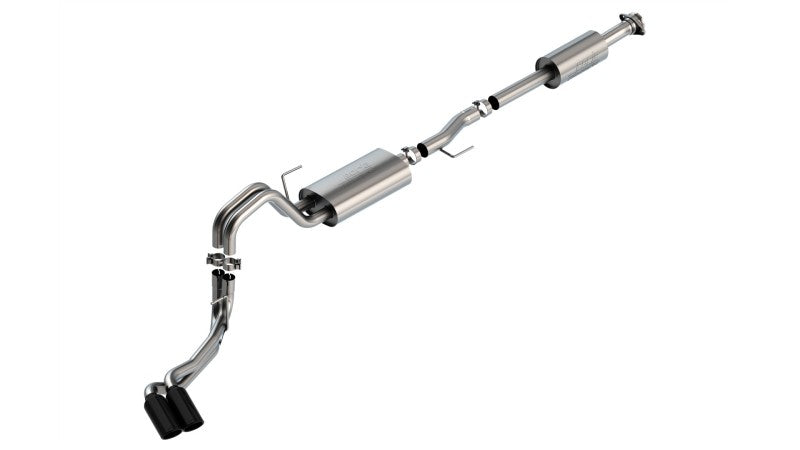 Borla F-150 2021 2.7L/3.5L 4dr CC SB EC STB Lar/KingR/Plnm/LTD 3/2.25 DSE CB Touring BLK