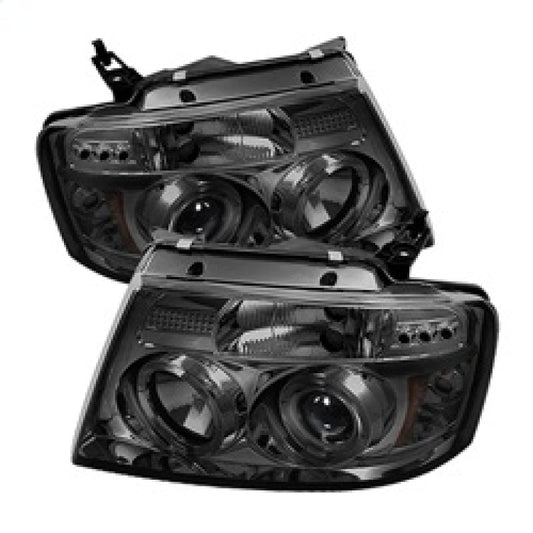Spyder Ford F150 04-08 Projector Headlights Version 2 LED Halo LED Smke PRO-YD-FF15004-HL-G2-SM 5010223
