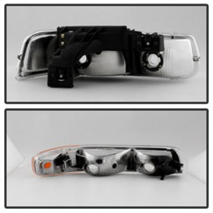 Spyder xTune Chevy Silverado 1500 99-02 OEM Style Headlights w/ Bumper Lights