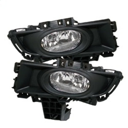 Spyder Mazda 3 07-08 4Dr OEM Fog Lights (Wont Fit Sports/Gt Or Htchback)w/swch Clear