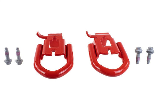 Ford Racing 2019 Ford Ranger Front Tow Hooks - Pair - Red M-18954-RA