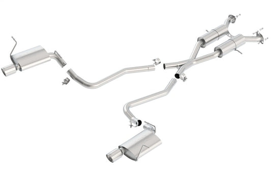 Borla 11-16 Jeep Grand Cherokee Limited/Laredo 5.7L 8cyl 4WD/RWD SS Catback Exhaust 140406