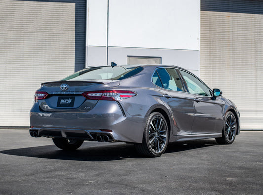 Borla 18-20 Toyota Camry XSE 3.5in Tip Dual Split Rear Exit Cat Back S-Type Exhaust Black Chrome 140823BC
