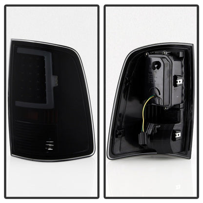 SPYDER xTune 13-18 Dodge Ram 1500 (LED Model Only) LED Tail Lights - Blk Smk (ALT-ON-DRAM13V2-LBLED-BSM) 9041020