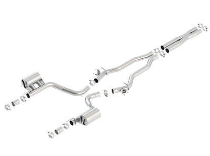 Borla 15-16 Dodge Charger Hellcat 6.2L V8 ATAK Catback Exhaust w/ Valves No Tips Factory Valance 140669
