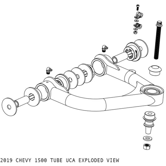Camburg Chevy/GMC 1500 2WD/4WD 19-23 1.25in Performance Uniball Upper Arms CAM-210065