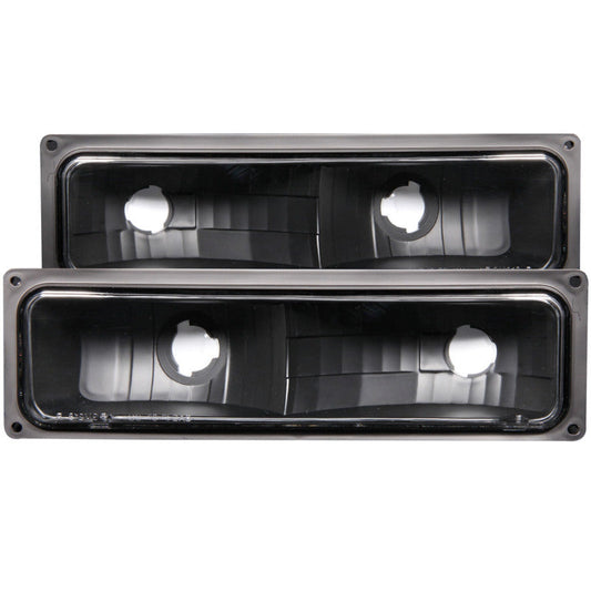 Anzo 1988-1998 Chevrolet C1500 Euro Parking Lights Black — 14J1Z