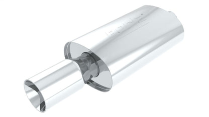 Borla Boomer Blow Torch Muffler Oval 2-1/4in x 4in Side Round Out 40060