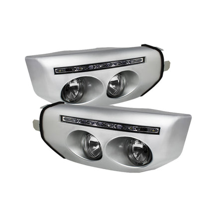 Spyder Toyota FJ Cruiser 07-14 Fog Lights W LED Daytime Running Lights w/swch- Clear FL-DRL-TFJ07-C 5070555