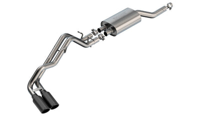 Borla 2024+ Ford Ranger XLT S Type Catback System - Black Chrome 140975BC