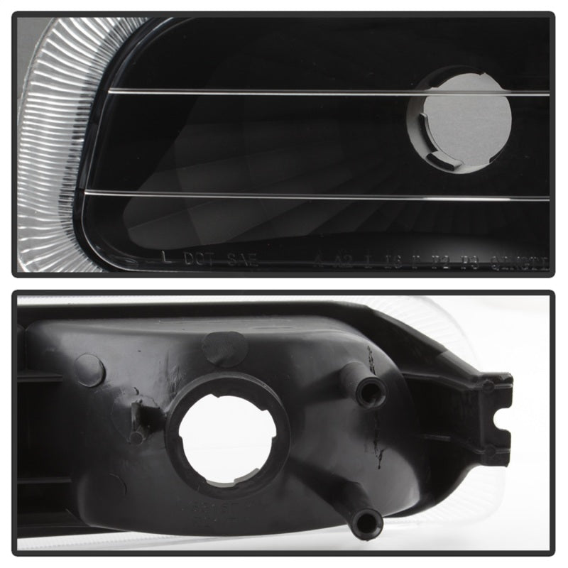 Spyder Xtune Chevy Silverado 99-02 Amber Reflector Bumper Lights Black Cbl-Jh-CS99-Am-Bk
