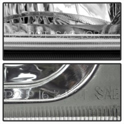 Spyder Xtune Chevy Silverado 2500HD 03-06 Crystal Headlights w/ Bumper Lights Chrome