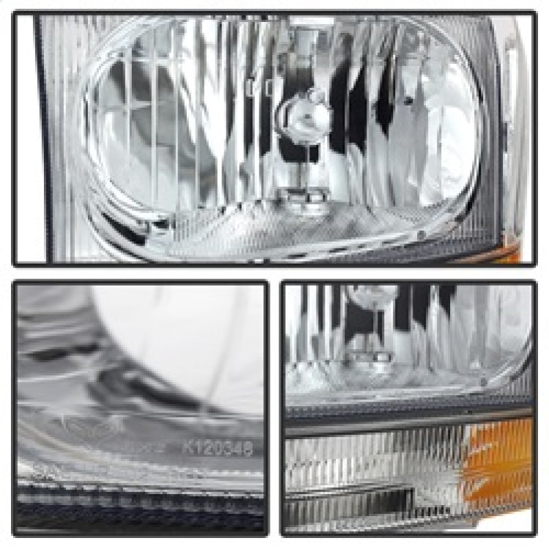 Spyder Xtune Ford F250/350/450 Superduty 99-04 Crystal Headlights w/ Bumper Lights