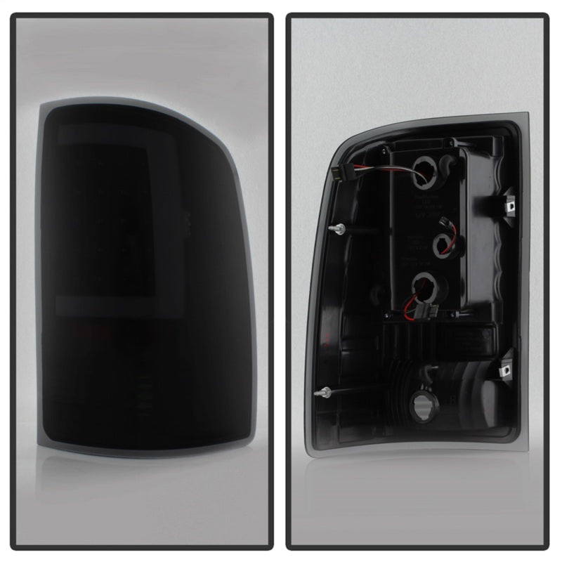 Spyder xTune 07-13 GMC Sierra 1500 LED Tail Lights - Black Smoke (Alt-On-GS07-G2-Led-Bsm)