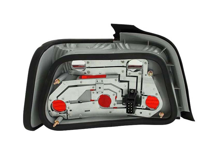 Anzo 1992-1998 BMW 3 Series E36 Taillights Red/Clear — 14HPM