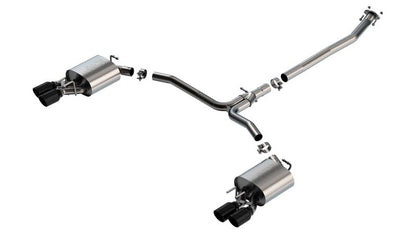 Borla 18-22 Toyota Camry XSE 2.5L i4 AT/MT FWD / 4DR S-TYPE Cat Back Exhaust (Black Chrome) 140853BC