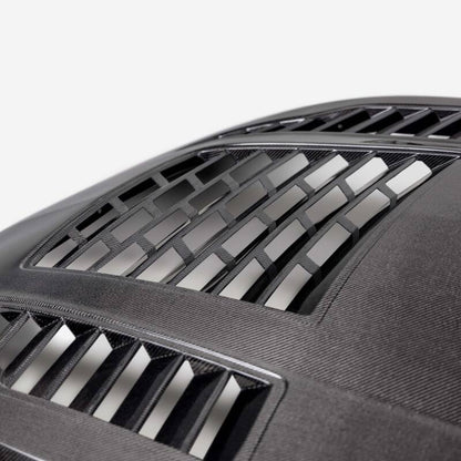 Anderson Composites 2024 Ford Mustang Type-GT4 Double-Sided Carbon Fiber Hood AC-HD24FDMU-GT4-DS
