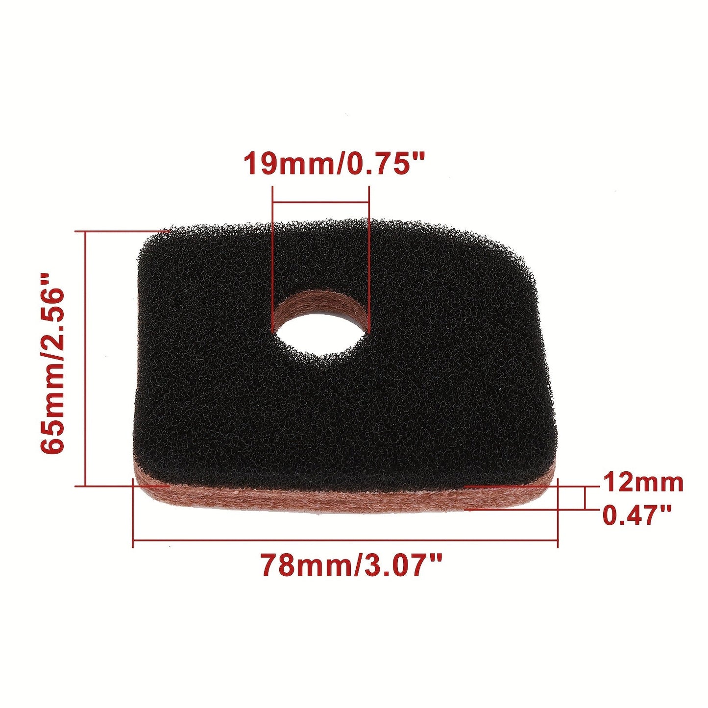 Air Filter CMR6H SH56 SH86 Leaf Blower — Replaces 4241 120 1800