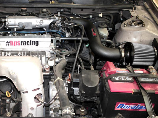 HPS Shortram Air Intake Kit 1999-2001 Toyota Solara 2.2L, Includes Heat Shield, Black