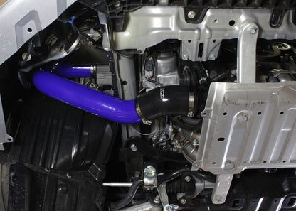HPS Shortram Air Intake Kit 2015-2017 Subaru WRX 2.0L Turbo, Includes Heat Shield, Blue