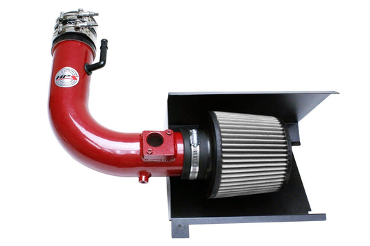 HPS Shortram Air Intake Kit 2012-2017 Toyota GT 86, Includes Heat Shield, Red