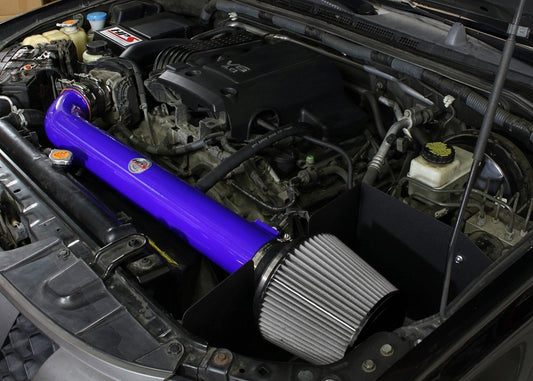 HPS Shortram Air Intake Kit 2005-2015 Nissan Xterra 4.0L V6, Includes Heat Shield, Blue