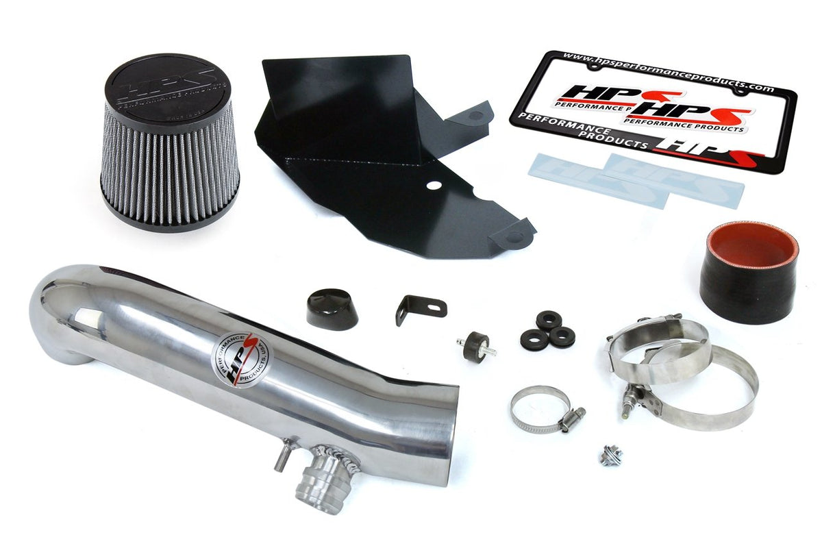 HPS Shortram Air Intake Kit 2015-2017 Audi S3 2.0T TFSI Turbo, Includes Heat Shield