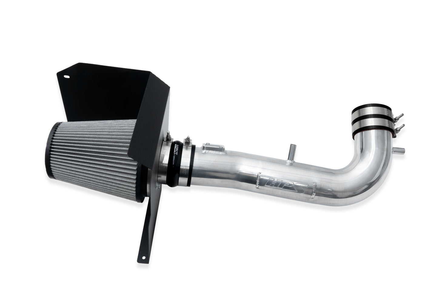 HPS Performance Air Intake Kit 2014-2019 GMC Sierra 1500 5.3L V8, Includes Heat Shield